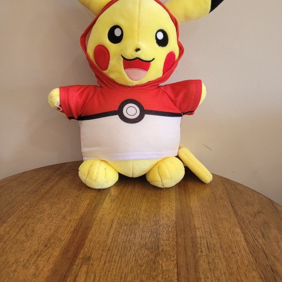 Pikachu plush toy yellow and red for little kids - Picture 5 of 6